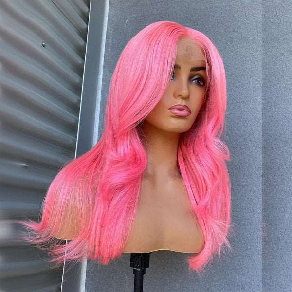 Stylonic Fashion Boutique Human Hair Wigs Human Hair Pink Wig Human Hair Pink Wig - Stylonic Wigs