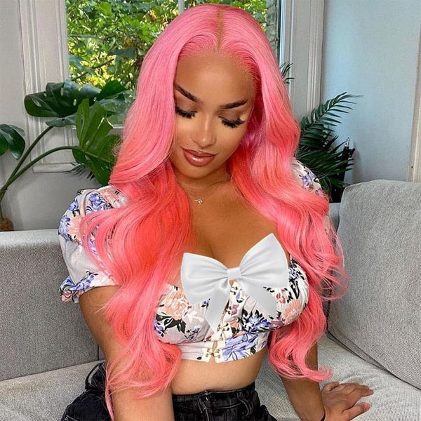 Stylonic Fashion Boutique Human Hair Wigs Human Hair Pink Wig Human Hair Pink Wig - Stylonic Wigs