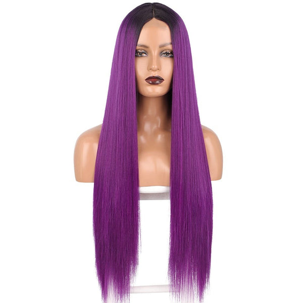 Stylonic Fashion Boutique Lace Front Synthetic Wig Lace Front Purple Wig Lace Front Purple Wig - Stylonic Fashion Boutique