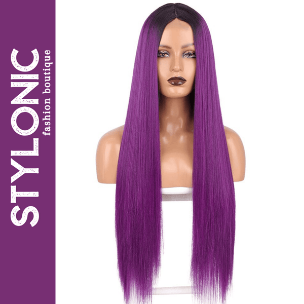 Stylonic Fashion Boutique Lace Front Synthetic Wig Lace Front Purple Wig Lace Front Purple Wig - Stylonic Fashion Boutique