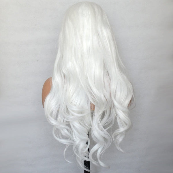 Stylonic Fashion Boutique Lace Front Synthetic Wig Lace Front White Wig Lace Front White Wig - Stylonic Fashion Boutique