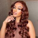 Stylonic Fashion Boutique Human Hair Wig Lace Wig Red Lace Wig Red - Stylonic Premium Wigs