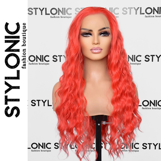 Stylonic Fashion Boutique 1 PC / 150% / CHINA | 22inches Lace Wigs Red