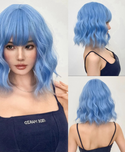 Stylonic Fashion Boutique Synthetic Wig Light Blue Wig Light Blue Wig - Stylonic Premium Wigs