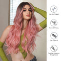 Stylonic Fashion Boutique Synthetic Wig Light Pink Long Wig Light Pink Long Wig - Stylonic Premium Wigs