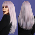 Light Purple Wig with Bangs