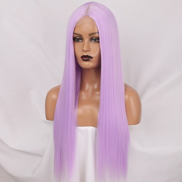 Stylonic Fashion Boutique Lace Front Synthetic Wig Lilac Lace Front Wig Lilac Lace Front Wig - Stylonic Fashion Boutique