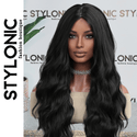 Stylonic Fashion Boutique Wig Black Long Wavy Synthetic Wig Wig Black Long Wavy Synthetic Wig - Stylonic Wigs