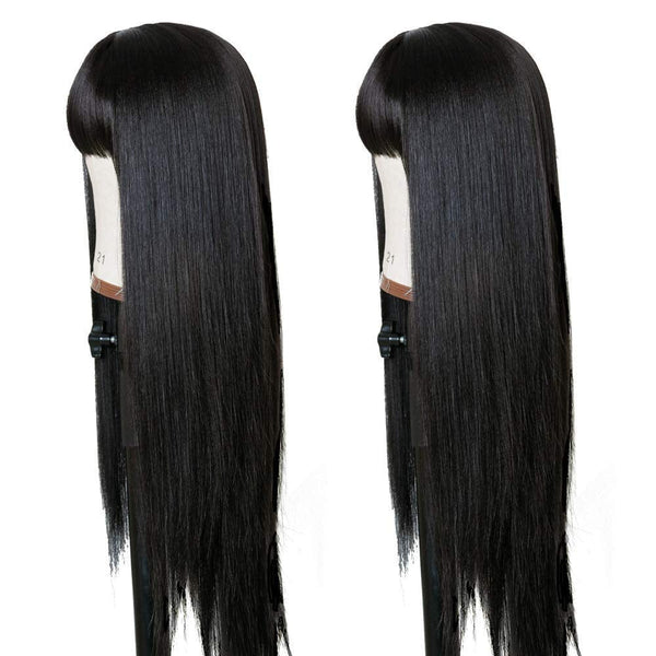 Stylonic Fashion Boutique Synthetic Wig Long Black Wig Wigs - Long Black Wig | Stylonic Fashion Boutique