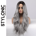 Stylonic Fashion Boutique Synthetic Wig Long Grey Wig Long Grey Wig - Stylonic Fashion Boutique