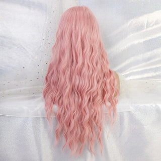 Stylonic Fashion Boutique Synthetic Wig Long Pink Wavy Wig Long Pink Wavy Wig - Stylonic Wigs