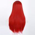 Stylonic Fashion Boutique Lace Front Synthetic Wig Red Lace Wig Long Straight Synthetic Wig Red Lace Wig Long Straight Synthetic Wig | Red Wigs | Stylonic