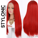 Stylonic Fashion Boutique Lace Front Synthetic Wig Red Lace Wig Long Straight Synthetic Wig Red Lace Wig Long Straight Synthetic Wig | Red Wigs | Stylonic