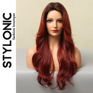 Stylonic Fashion Boutique Synthetic Wig Long Red Wig Wigs - Long Red Wig | Red Wigs | Stylonic Fashion Boutique