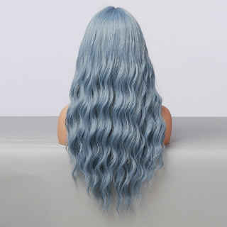 Stylonic Fashion Boutique Synthetic Wig lc194-1 Long Wavy Blue Wig Long Wavy Blue Wig - Stylonic Fashion Boutique