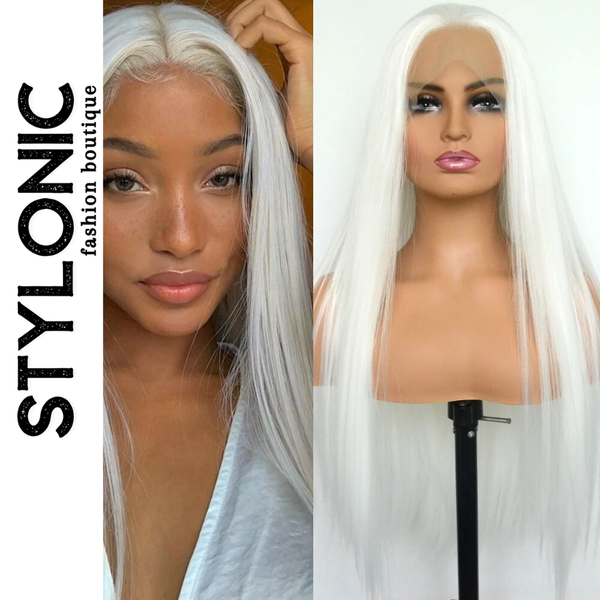 Stylonic Fashion Boutique Long White Wig Long White Wig - Stylonic Premium Wigs