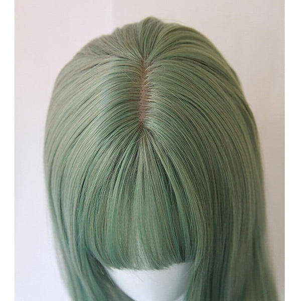 Stylonic Fashion Boutique Synthetic Wig Medium Straight Mint Green Wig Wigs - Straight Mint Green Wig | Stylonic Fashion Boutique