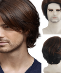 Stylonic Fashion Boutique Synthetic Wig Men's Brown Wig Men's Wigs | Men's Brown Wig - Stylonic Fashion Boutique