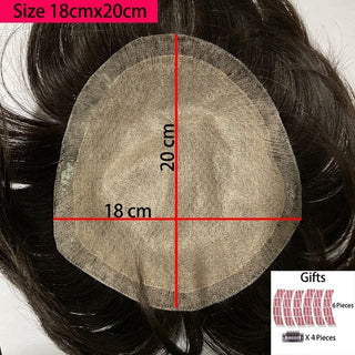 Stylonic Fashion Boutique Toupee 18cmx20cm Men's Toupee Men's Toupee - Stylonic Fashion Boutique