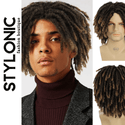 Stylonic Fashion Boutique Synthetic Wig Men's Twist Hair Dreadlocks Wig Men's Wigs | Men's Twist Hair Dreadlocks Wig - Stylonic