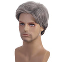 Stylonic Fashion Boutique Synthetic Wig Mens Grey Wig Wigs | Silver Wigs | Men's Wigs | Mens Grey Wig - Stylonic