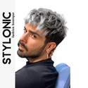 Stylonic Fashion Boutique Synthetic Wig Men's Silver Hair Wig Men's Silver Hair Wig - Stylonic Wigs