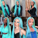 Stylonic Fashion Boutique Synthetic Wig Mint Blue Wig Mint Blue Wig | Blue Wigs | Stylonic Fashion Boutique