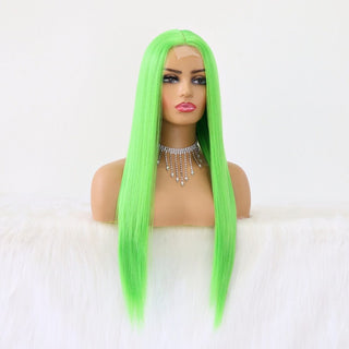 Stylonic Fashion Boutique Lace Front Synthetic Wig Neon Green Wig Wigs - Neon Green Wig | Green Wigs | Stylonic Fashion Boutique