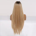 Stylonic Fashion Boutique Synthetic Wig Ombre Blonde Wig with Bangs Ombre Blonde Wig with Bangs - Stylonic Wigs