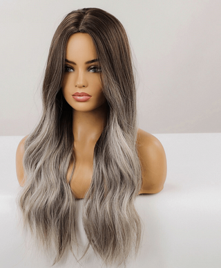 Stylonic Fashion Boutique Ombre Brown Ash Gray Wig