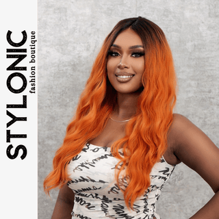 Stylonic Fashion Boutique Lace Front Synthetic Wig Ombre Orange Wig Ombre Orange Wig - Stylonic Fashion Boutique