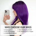 Stylonic Fashion Boutique Synthetic Wig Ombre Purple Wig Ombre Purple Wig - Stylonic Wigs