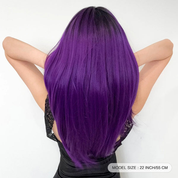 Stylonic Fashion Boutique Synthetic Wig Ombre Purple Wig Ombre Purple Wig - Stylonic Wigs