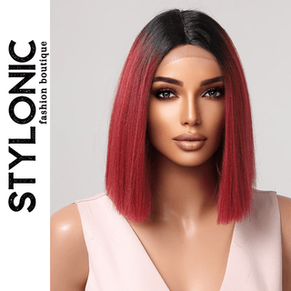 Stylonic Fashion Boutique Lace Front Synthetic Wig Ombre Red Wig Wigs - Ombre Red Wig | Red Wigs | Stylonic Fashion Boutique