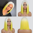 Stylonic Fashion Boutique Lace Front Synthetic Wig Ombre Yellow Wig Wigs - Ombre Yellow Wig | Yellow Wigs | Stylonic Fashion Boutique