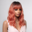 Stylonic Fashion Boutique Synthetic Wig Orange Pink Wig  Orange Pink Wig - Stylonic Wigs