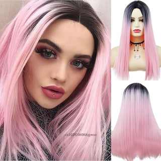 Stylonic Fashion Boutique Synthetic Wig Pastel Pink Wig Pastel Pink Wig - Stylonic Premium Wigs