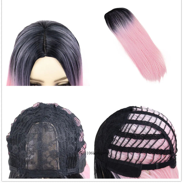 Stylonic Fashion Boutique Synthetic Wig Pastel Pink Wig Pastel Pink Wig - Stylonic Premium Wigs