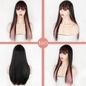 Stylonic Fashion Boutique Synthetic Wig Pink and Black Wig Pink and Black Wig - Stylonic Wigs