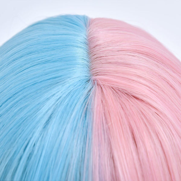 Stylonic Fashion Boutique Synthetic Wig Pink and Blue Wig Pink and Blue Wig - Stylonic Fashion Boutique