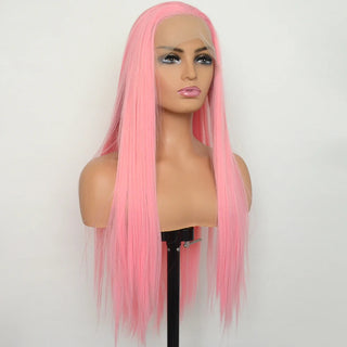 Stylonic Fashion Boutique Lace Front Synthetic Wig Pink Lace Wig Pink Lace Wig - Stylonic Wigs