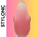 Stylonic Fashion Boutique Lace Front Synthetic Wig Pink Ombre Hair Wig Pink Ombre Hair Wig - Stylonic Wigs