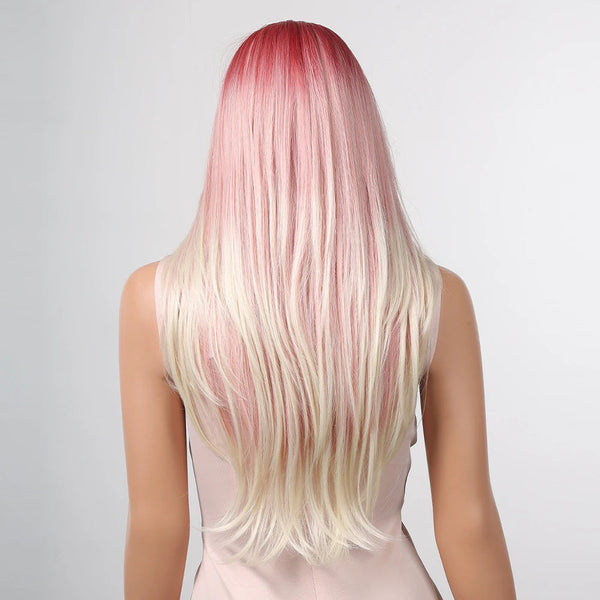 Stylonic Fashion Boutique Synthetic Wig 130% Pink Ombre Lace Front Wig Pink Ombre Lace Front Wig: Specs, Reviews & Pricing