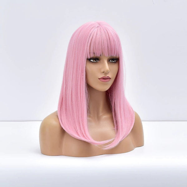 Stylonic Fashion Boutique Synthetic Wig Pink Wig Pink Wig - Stylonic Wigs