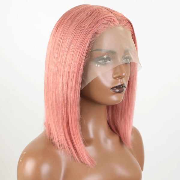 Stylonic Fashion Boutique Lace Front Synthetic Wig Pink Wig Bob Stylish Pink Wig Bob: Features, Specs & Benefits