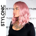 Stylonic Fashion Boutique Synthetic Wig Pink Wig with Fringe Pink Wig with Fringe - Stylonic Premium Wigs