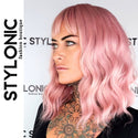 Stylonic Fashion Boutique Synthetic Wig Pink Wig with Fringe Pink Wig with Fringe - Stylonic Premium Wigs