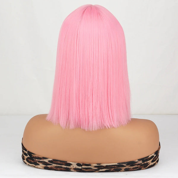 Stylonic Fashion Boutique Synthetic Wig Pink Wigs Bob Discover Our Pink Wigs Bob Collection: Specs & Pricing