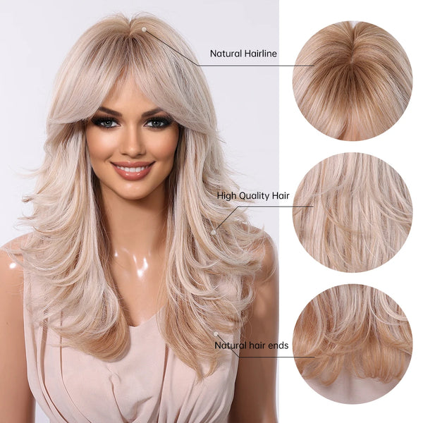 Stylonic Fashion Boutique Synthetic Wig Platinum Blonde Wig Platinum Blonde Wig - Stylonic Wigs