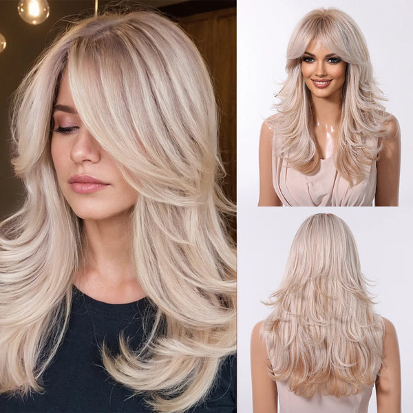 Stylonic Fashion Boutique Synthetic Wig Platinum Blonde Wig Platinum Blonde Wig - Stylonic Wigs